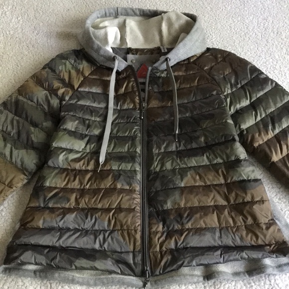 MyAnorak hooded mixed quilted jacket S New - Picture 10 of 16